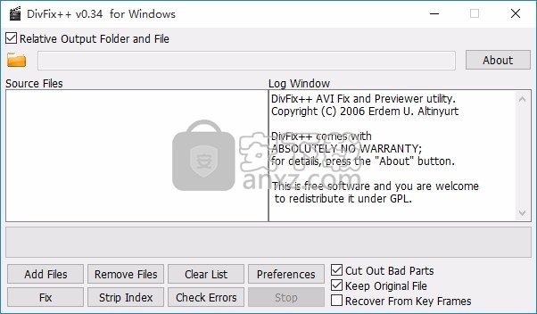 DivFix++(多功能视频文件修复工具)
