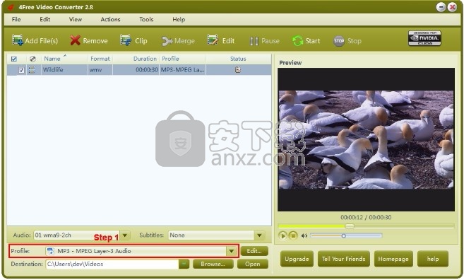 4Free Video Converter(视频转换与编辑工具)