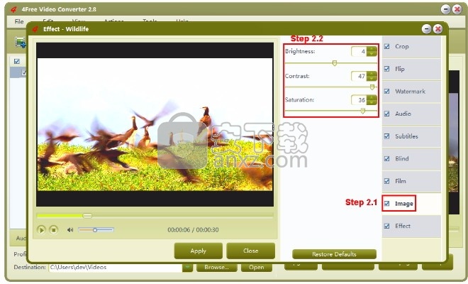 4Free Video Converter(视频转换与编辑工具)