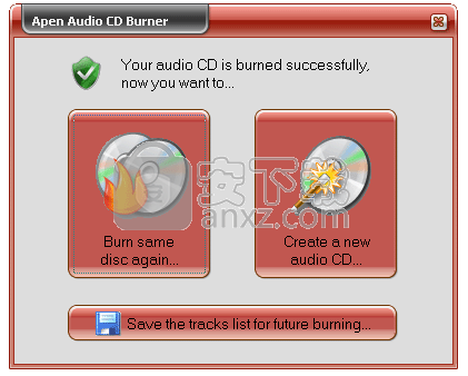 Apen Audio CD Burner(音频CD刻录工具)