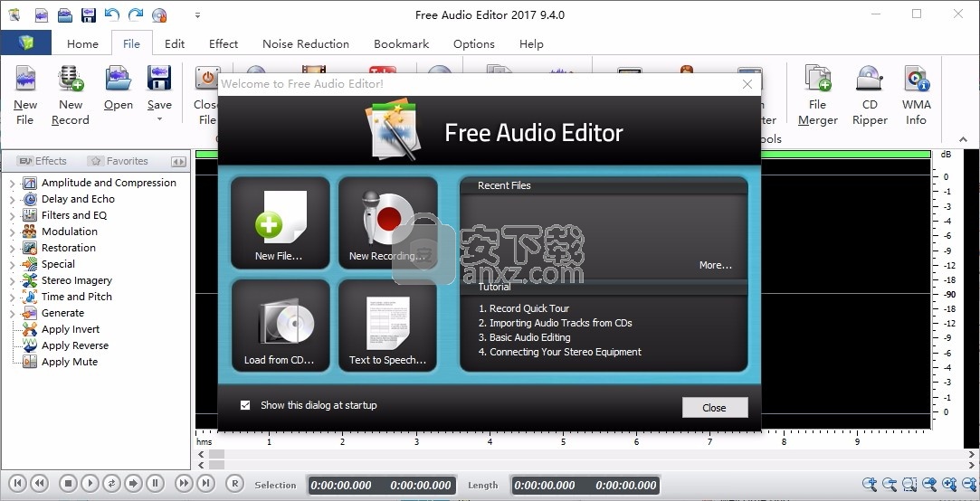 Free Audio Editor(多功能音频编辑工具)