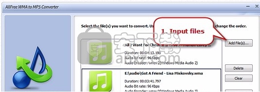 Free WMA to MP3 Converter(WMA转MP3工具)