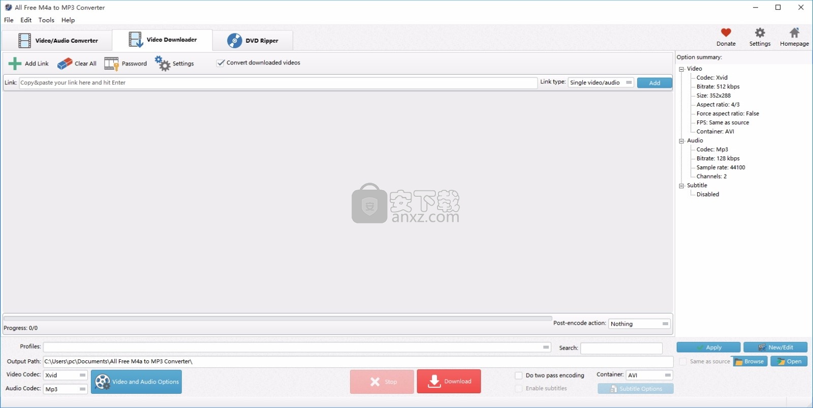 Free Video to MP3 Converter(视频转MP3工具)