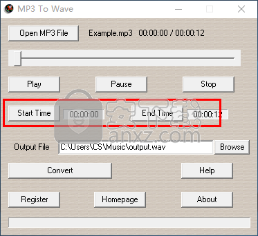 MP3 To Wave(mp3转wave转换器)