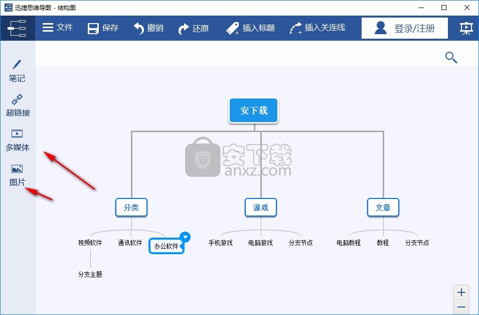 迅捷思维导图软件