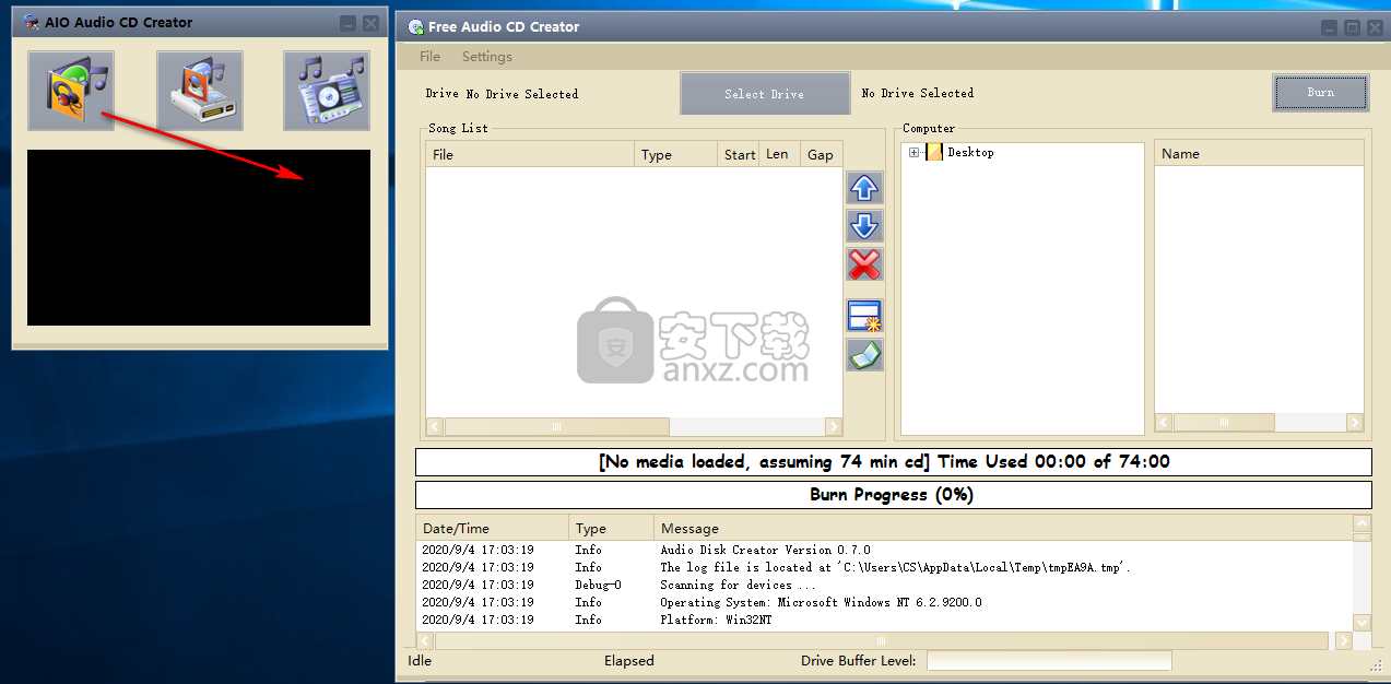 AIO Audio CD Creator(音频CD创建工具)