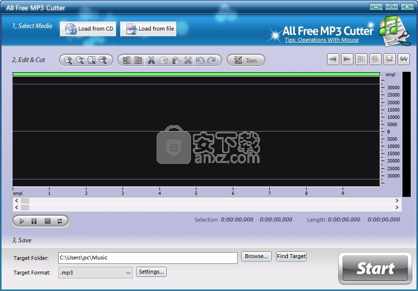 Free MP3 Cutter(多功能MP3处理与剪辑工具)