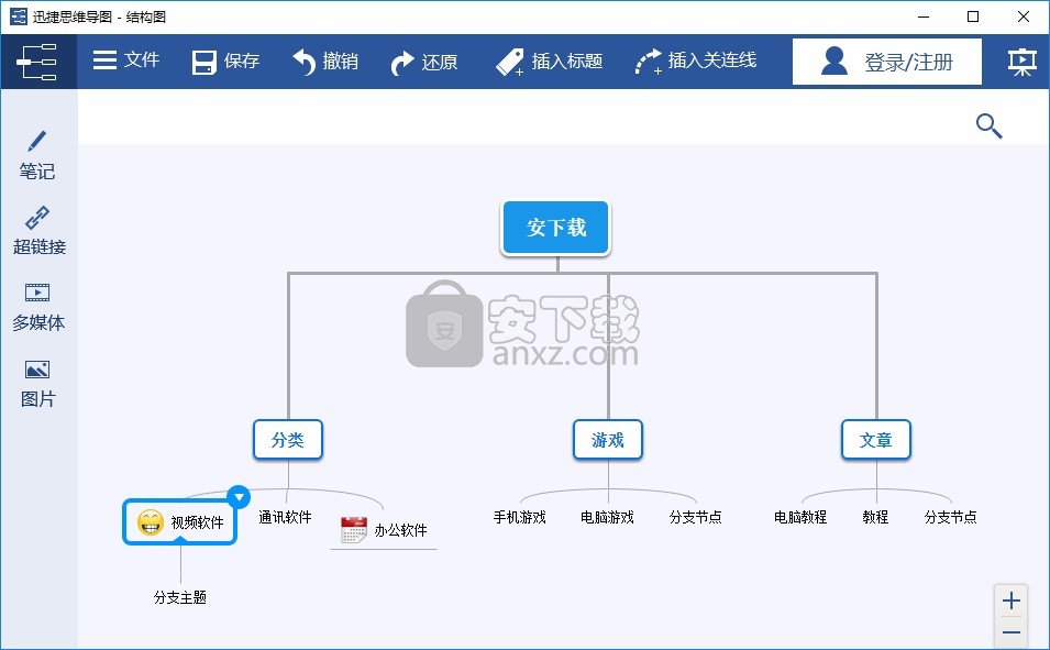 迅捷思维导图软件