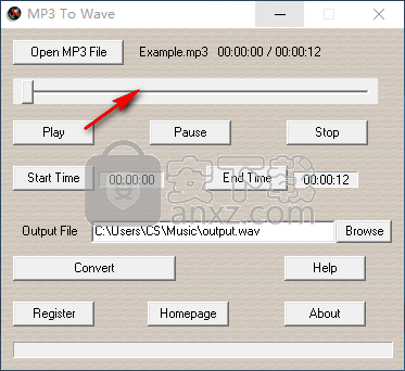 MP3 To Wave(mp3转wave转换器)