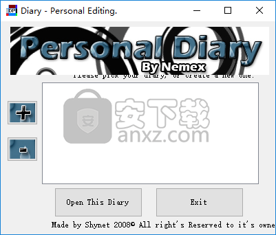 Personal Diary Editor(个人日记编辑器)