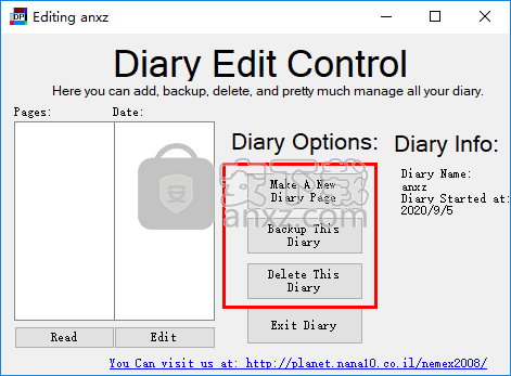 Personal Diary Editor(个人日记编辑器)