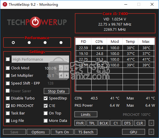 ThrottleStop(CPU调频软件)