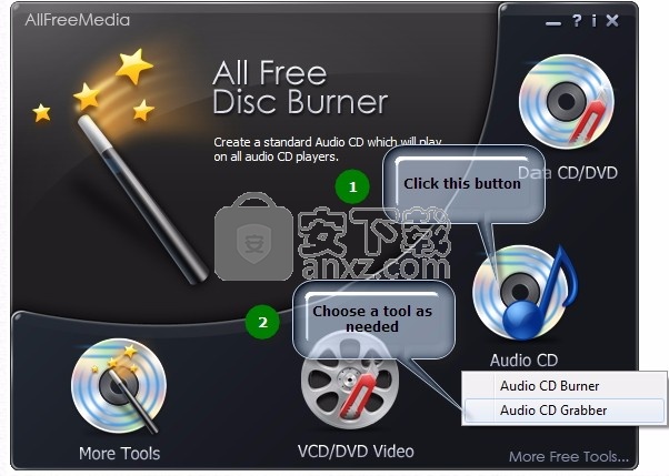 All Free Disc Burner(多功能光盘刻录机)