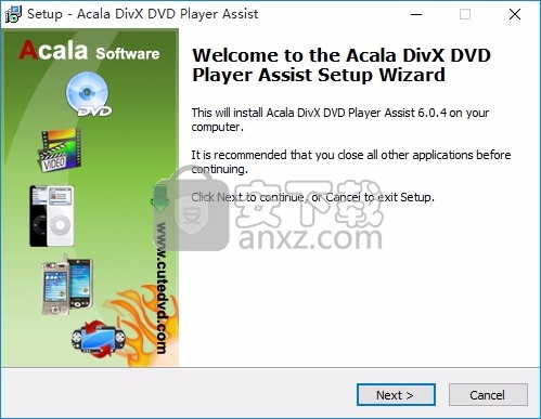 Acala DivX DVD Player Assist(视频共享与转换工具)