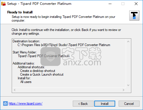 Tipard PDF Converter Platinum(PDF格式转换工具)