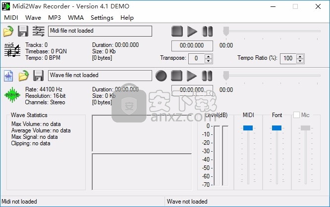 Midi2Wav Recorder(MIDI转Wav/MP3工具)