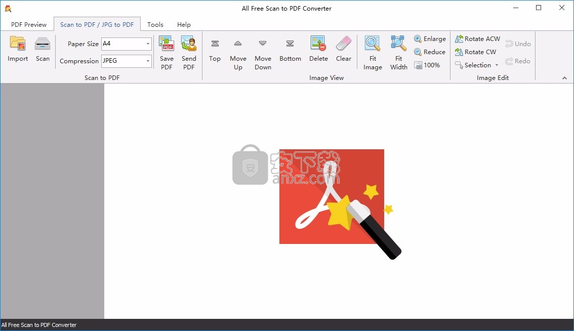 All Free Scan to PDF Converter(文本扫描转PDF工具)
