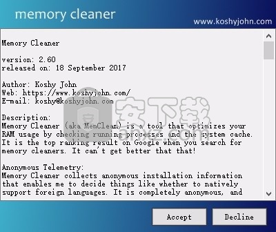 Memory Cleaner(多功能磁盘清理工具)