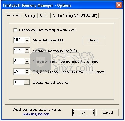 FinitySoft Memory Manager(BySoft FreeRAM清理工具)