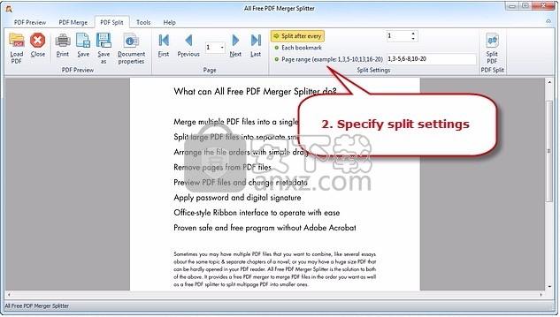 All Free PDF Merger Splitter(PDF合并拆分器)