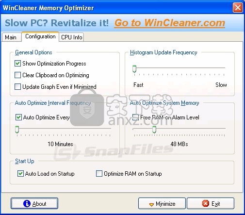 WinCleaner Memory Optimizer(磁盘数据清理与管理工具)