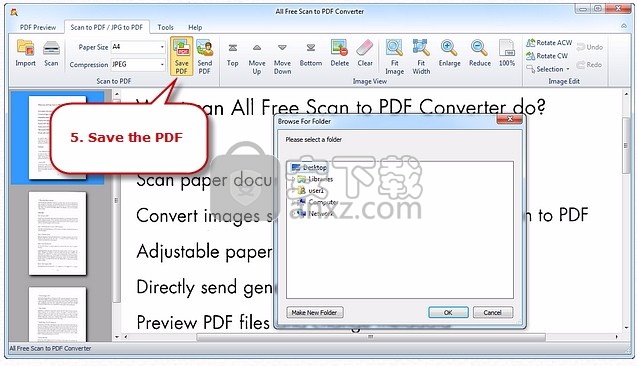 All Free Scan to PDF Converter(文本扫描转PDF工具)