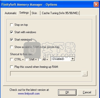 FinitySoft Memory Manager(BySoft FreeRAM清理工具)