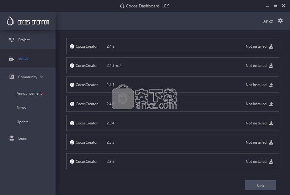 Cocos Dashboard(游戏编程软件)