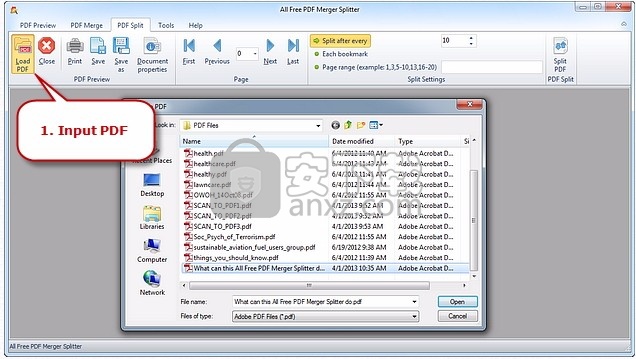 All Free PDF Merger Splitter(PDF合并拆分器)