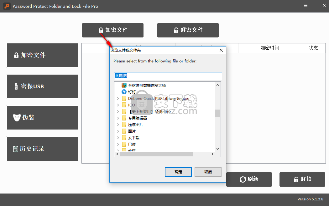 Password Protect Folder and Lock File Pro(文件加密工具)