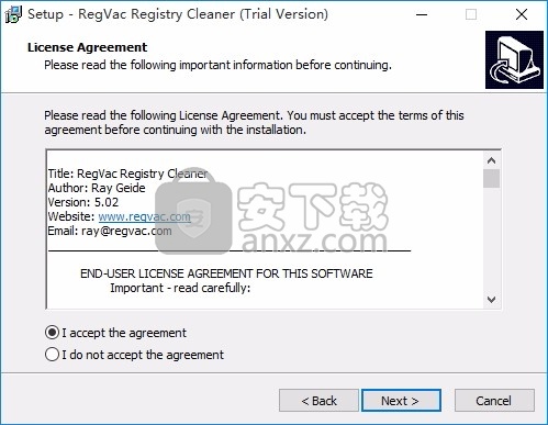 RegVac Registry Cleaner(多功能注册表清理工具)