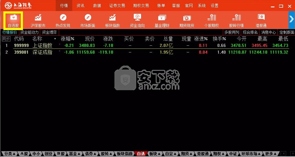 上海证券卓越版金融终端
