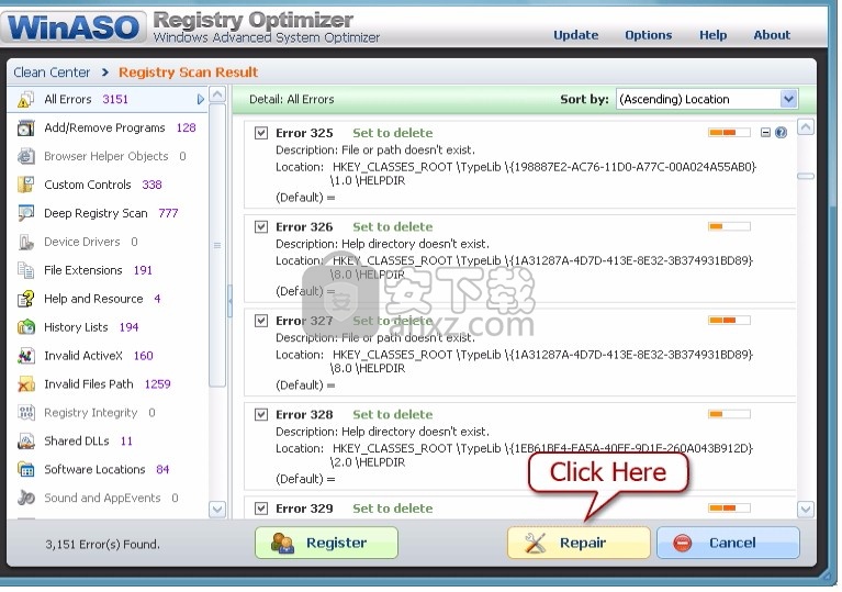 WinASO Registry Optimizer(强大的注册表清理工具)