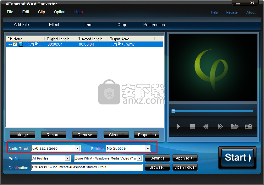4Easysoft WMV Converter(wmv视频格式转换器)