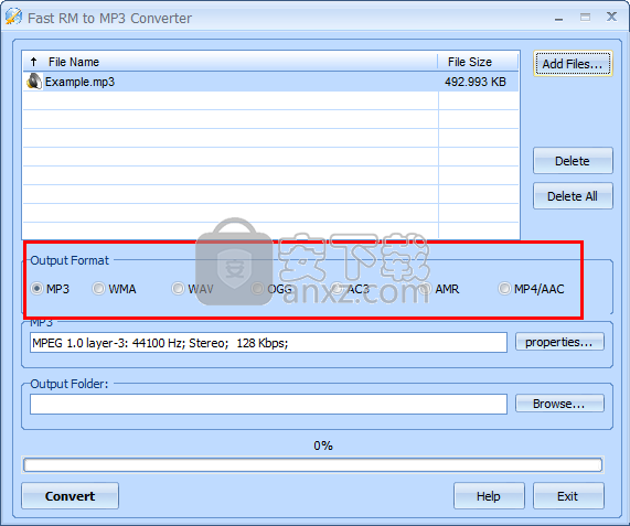 Fast RM to MP3 Converter(RM转MP3工具)