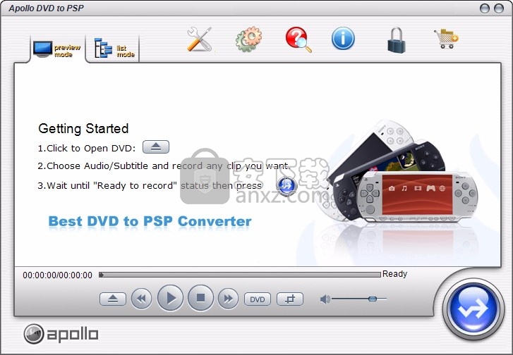 Apollo DVD to PSP