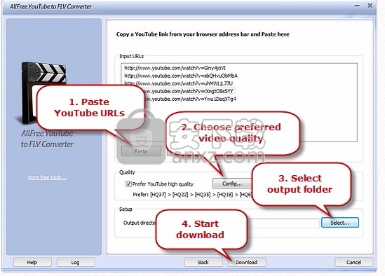 Free YouTube to FLV Converter(YouTube转FLV工具)