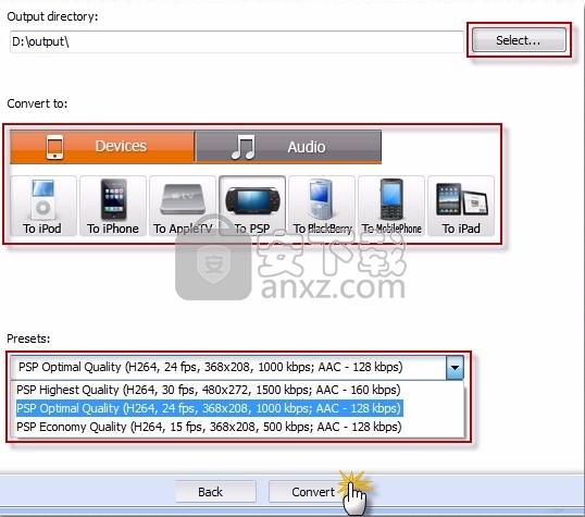 YouTube to PSP Converter(YouTube到PSP转换器)