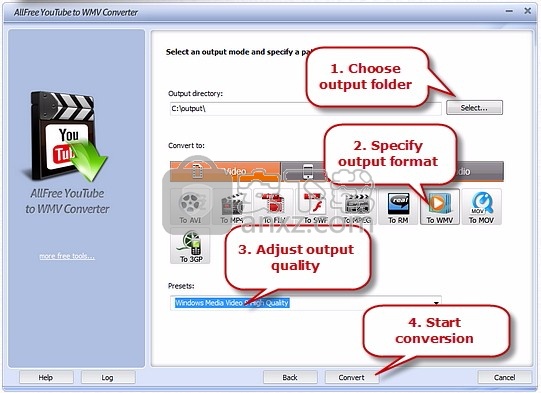 YouTube to WMV Converter(YouTube至WMV转换器)