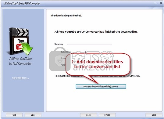 Free YouTube to FLV Converter(YouTube转FLV工具)