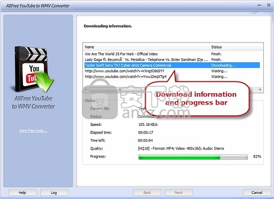 YouTube to WMV Converter(YouTube至WMV转换器)
