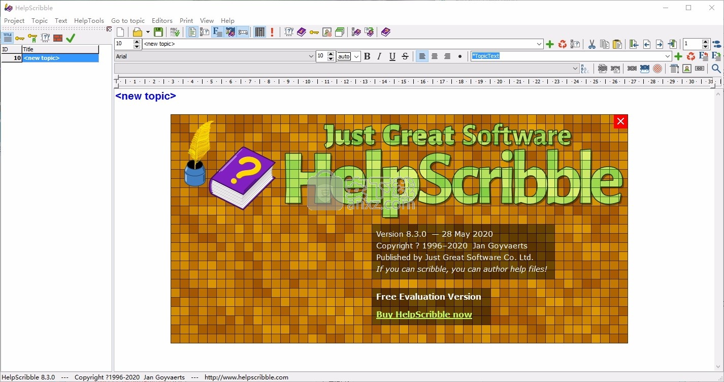 HelpScribble(Windows帮助文档创作工具)