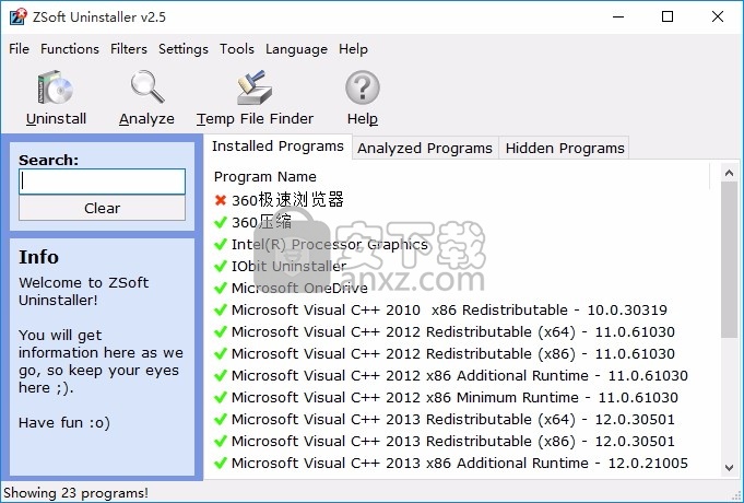 ZSoft Uninstaller(程序残留数据清理工具)