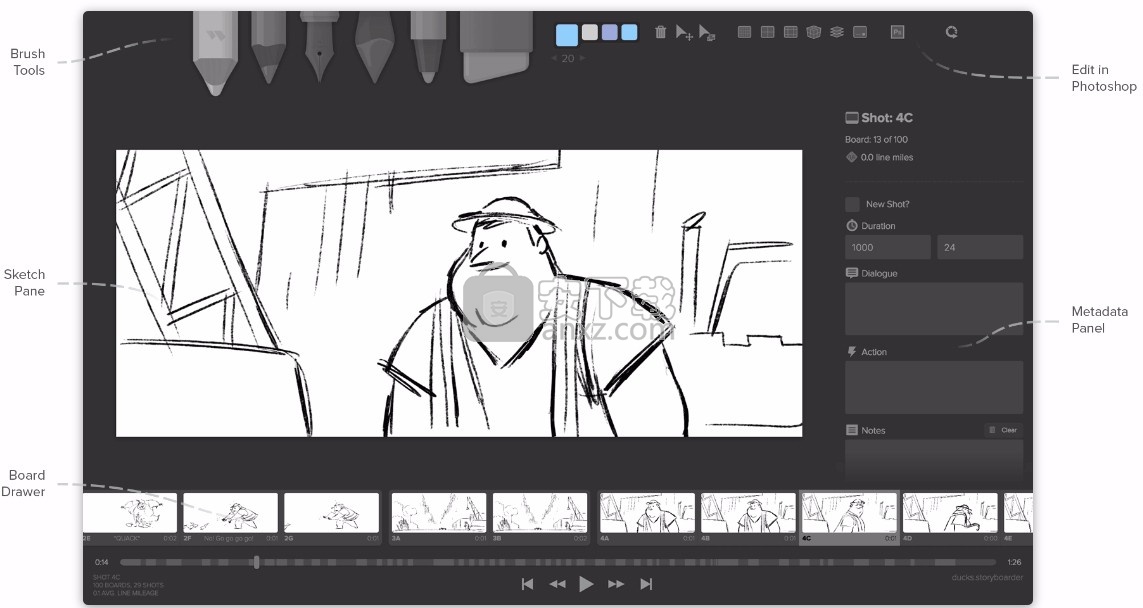 storyboarder(电影分镜软件)