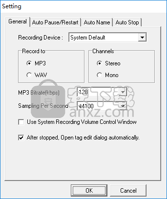 Aare MP3 Sound Recorder(mp3音频录制工具)