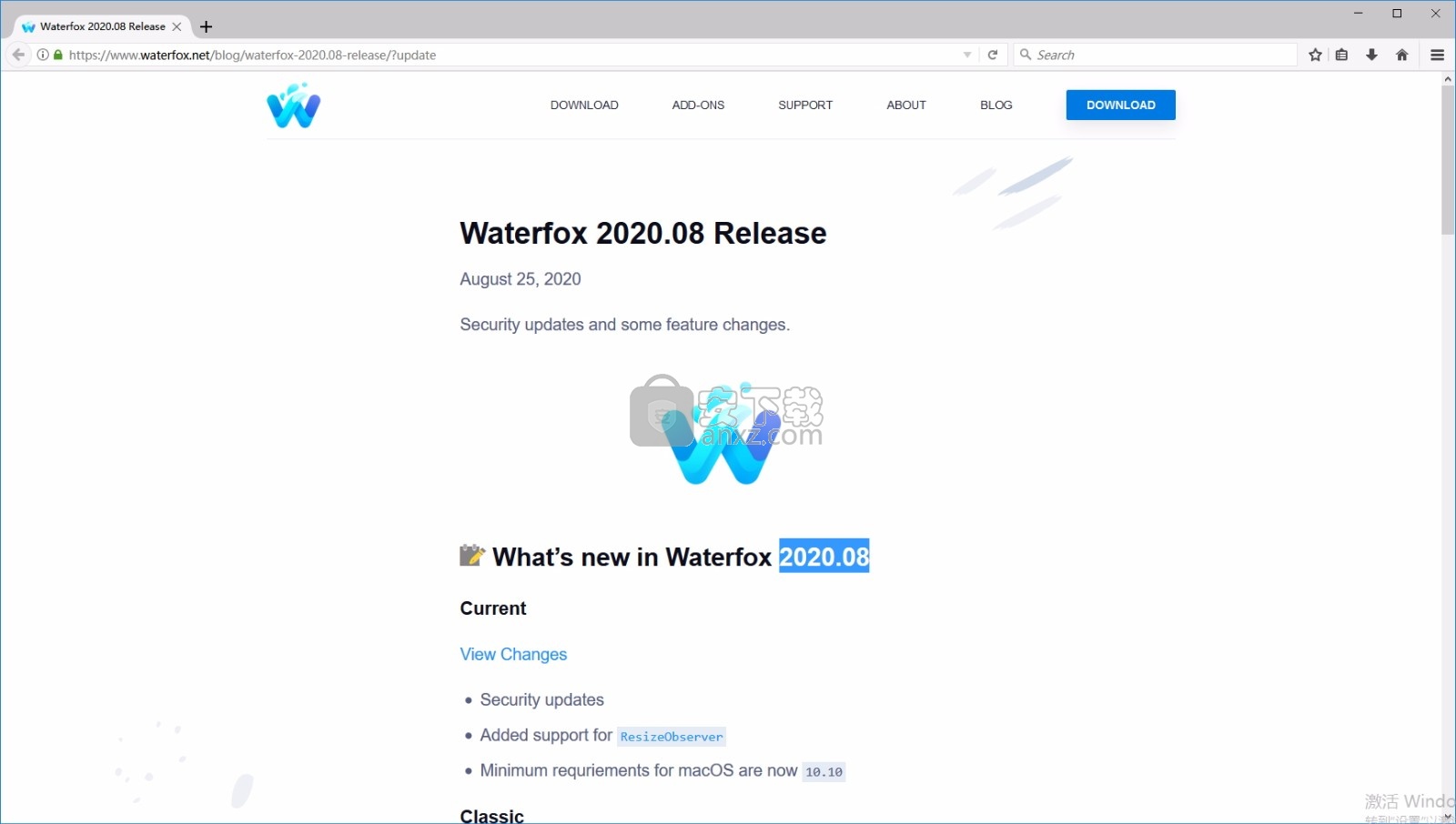 download waterfox current 2020.05 (x64 en-us)