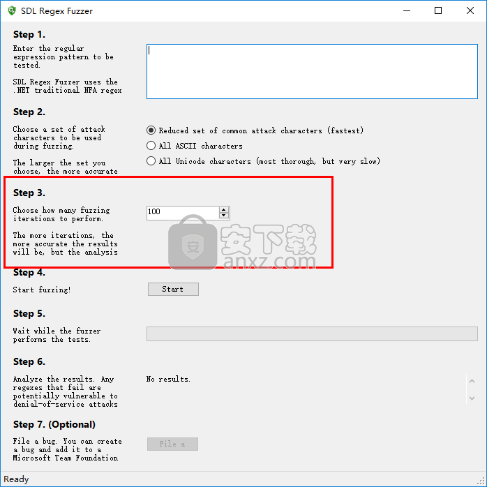 SDL Regex Fuzzer(正则表达式安全漏洞测试工具)