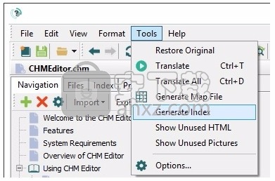 CHM Editor(多功能CHM编辑器)