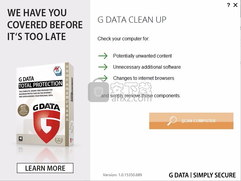 G DATA Clean Up(病毒文件数据识别与清理工具)