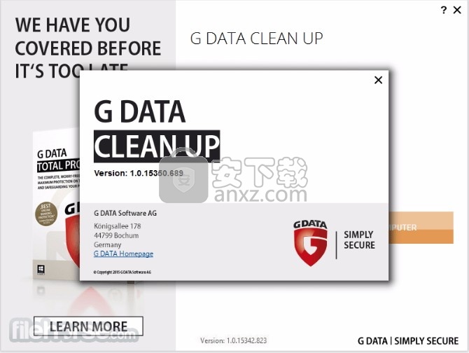 G DATA Clean Up(病毒文件数据识别与清理工具)